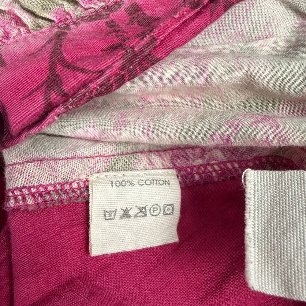 Magnolia Pearl Kiki Bloomers Womens OS 200 Betsy Pink Floral Cotton Boho Cottage - Picture 5 of 16